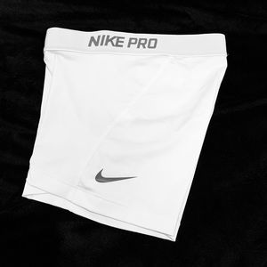 White Nike Pros Size XS